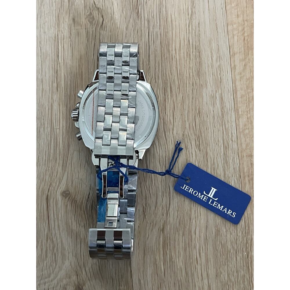 Jerome Lemars Seurat Collection Blanc Chronograph Mens Watch Brand New JL5558 - Picture 2 of 7